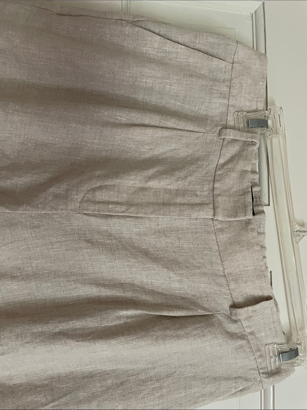 Talbots 8p linen pants - Picture 3 of 3